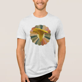 Happy Yellow Chanterelle Mushroom T Shirt