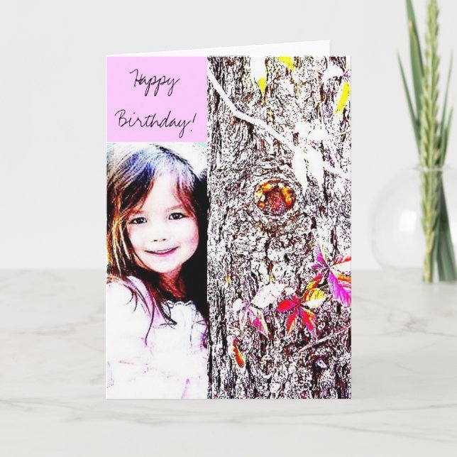HappyBirthday! ~-flickakort Kort (Framsida)
