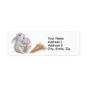 HappyHoppers® adressetiketter Returadress Etikett