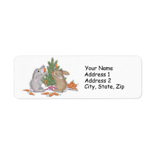 HappyHoppers® adressetiketter Returadress Etikett