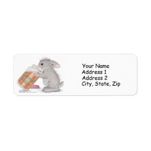 HappyHoppers® adressetiketter Returadress Etikett