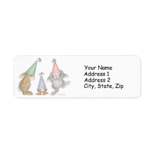 HappyHoppers® adressetiketter Returadress Etikett