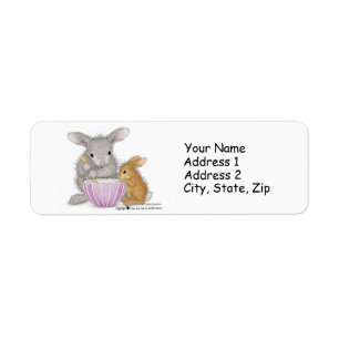 HappyHoppers® adressetiketter Returadress Etikett