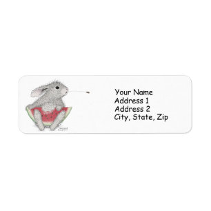 HappyHoppers® adressetiketter Returadress Etikett