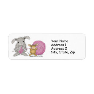 HappyHoppers® adressetiketter Returadress Etikett