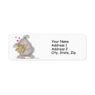 HappyHoppers® adressetiketter Returadress Etikett