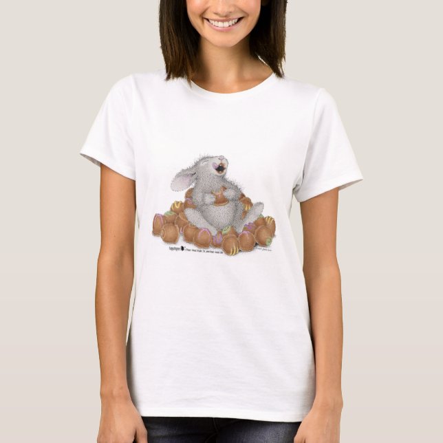 HappyHoppers® kvinna bekläda T-shirt (Framsida)