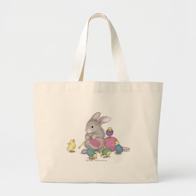 HappyHoppers® tote bags Jumbo Tygkasse (Framsidan)