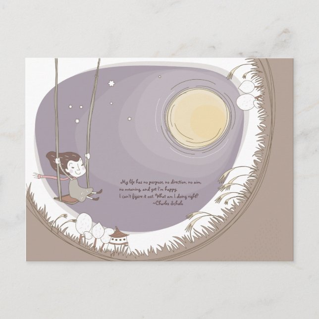 Happyness #1-vykort vykort (Framsida)