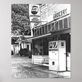 Happy's Grocery Store, Ottawa, Kansas 1970-tal Poster