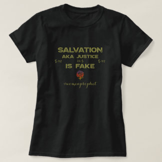 Happyworkt SALVATION ÄR FAKE Christian T-Shirt