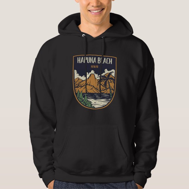 Hapuna Beach Hawaii State Park Hoodie (Framsida)