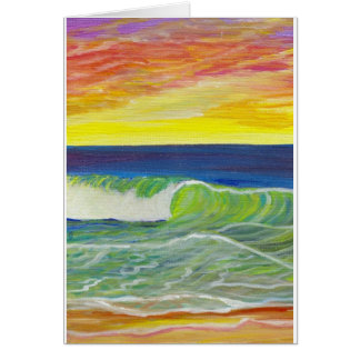 hapuna kväll hälsningskort