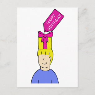 Hapy Birthday Hairstylist Vykort