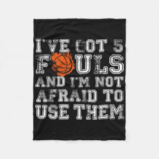 Har 5 Fouls Bysketbyll Gift Manar Women Boys Gi Fleecefilt