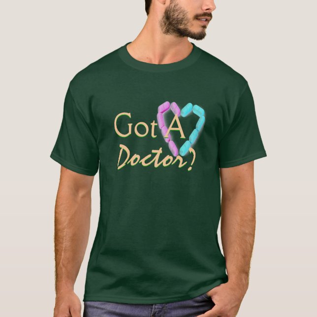 Har A Doktor i djupskog Tee Shirt (Framsida)