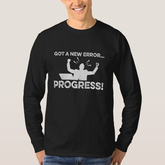 Har A New Error Progress Programmer Software Devel T Shirt (Framsida)