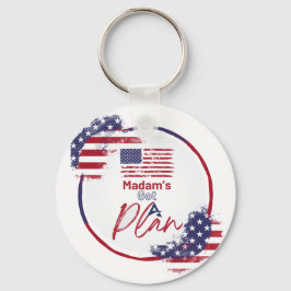 Har A Plan American Elections Keychain Nyckelring