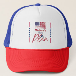 Har A Plan Patriotic American Flagga Keps