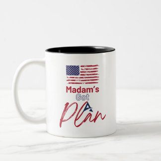 Har A Plan Patriotic Två-Tonad Mugg