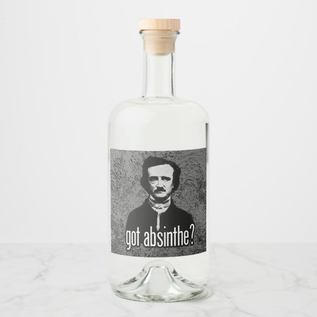 har absinthe? flaska-etikett. spritflaskor etikett (Framsida)