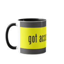 Har Accountability - Gult and Black Lettering