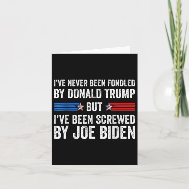 Har aldrig blivit uppstoppad av Donald Trump men s Kort (Framsida)