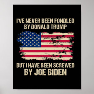 Har aldrig blivit uppstoppad av Donald Trump men s Poster