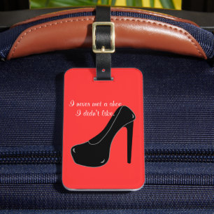 Har aldrig träffat en Shoe Bagagebricka