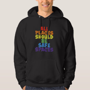 Har an Allin Me Pride Transgender Lesbisk Gay Fl Hoodie