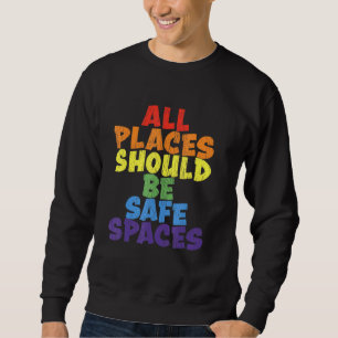 Har an Allin Me Pride Transgender Lesbisk Gay Fl Lång Ärmad Tröja