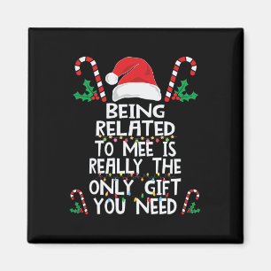 Har anknytning till mig Jul Pajama-familjen Julaft Magnet