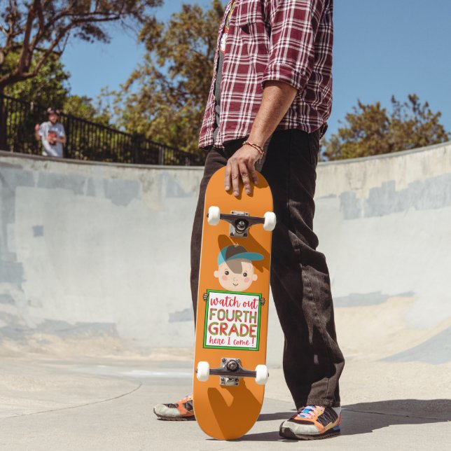 HÄR ÄR ÄR FOURTHGRADE JAG KOM gullig. Mini Skateboard Bräda 18,5 Cm (Utomhus 2)