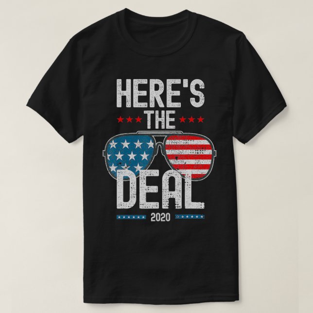 Här är avtalet som säger t shirt (Design framsida)