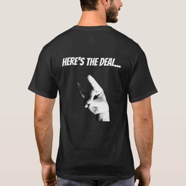 Här är avtalet… t shirt (Baksida)