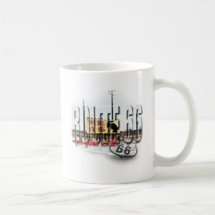 Här är det - Rt 66 - jackkaninföreningspunkten, Kaffemugg