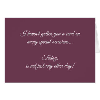 Här är din kortdag hälsningskort