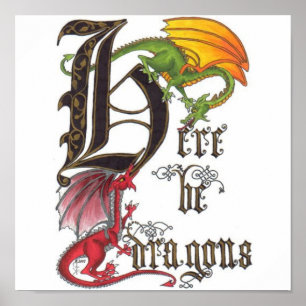Här är Dragon Poster
