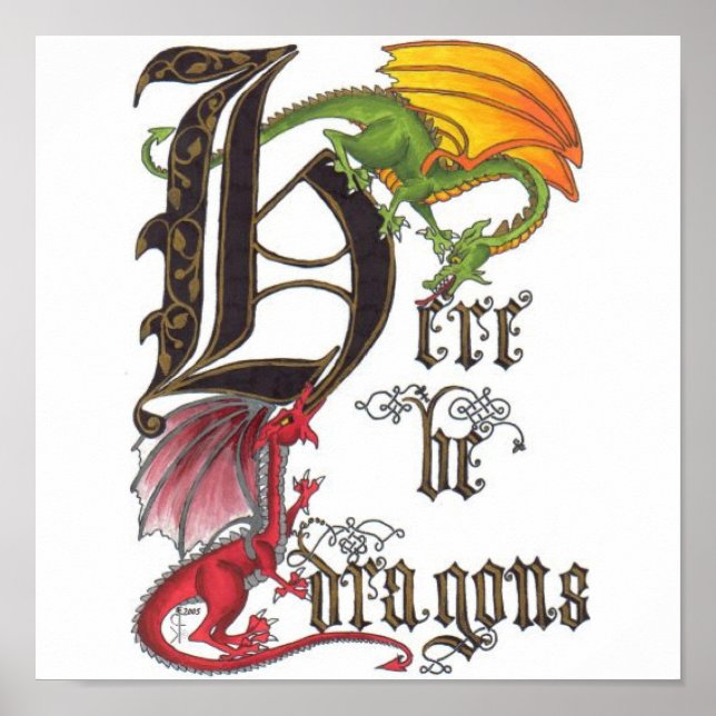 Här är Dragon Poster (Framsidan)