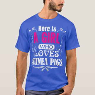 Här är en flicka som Kärlek Guinea Guinea Gris T Shirt
