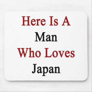 Här är en man som älskar Japan Musmatta