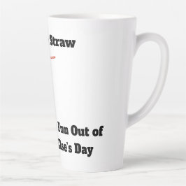 Här är en rå latte Mugg