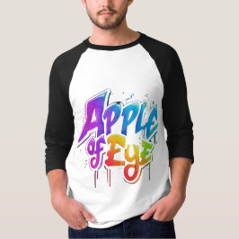 Här är en t-shirt-design med texten "Appl" T Shirt