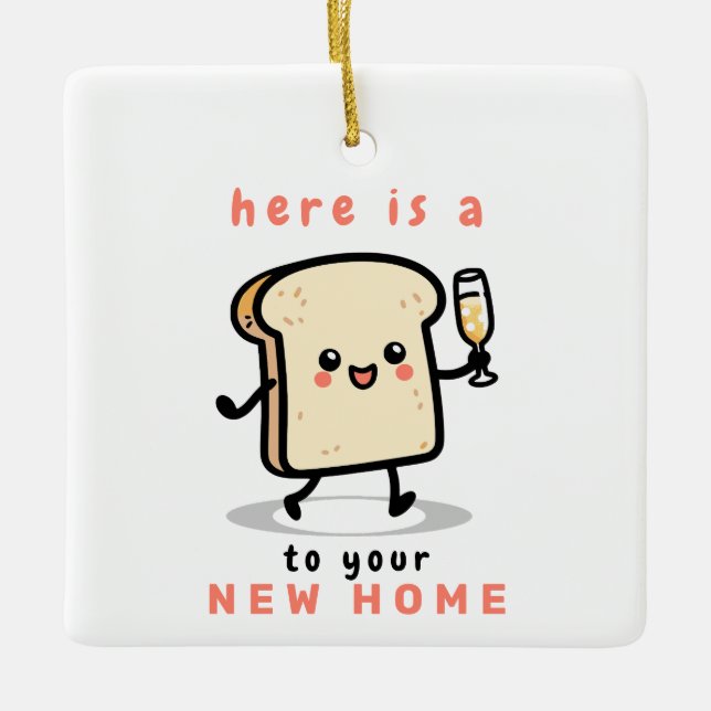 Här är ett litet popup till ditt nya hem julgransprydnad keramik (Framsida)