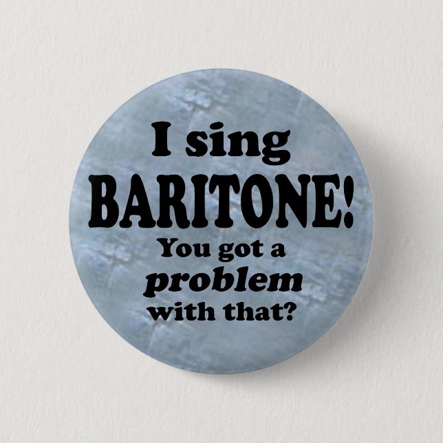 Har är ett problem med detta, Baritone Knapp (Framsida)