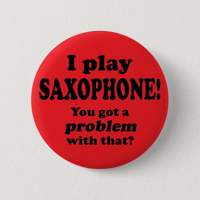 Har är ett problem med detta, saxofon knapp (Framsida)
