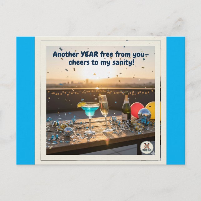 Här är för sunt förnuft helg vykort (Framsida)