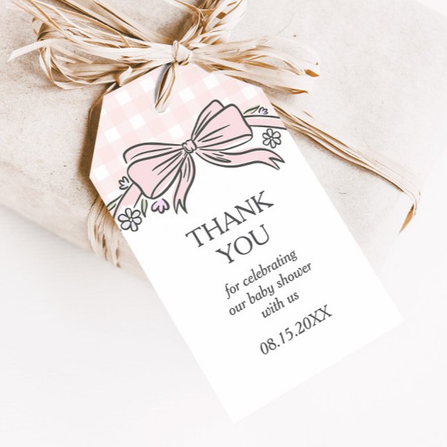 Här är Glass Rosa Glass Strålande Förmån Presentetikett (Skapare uppladdad)