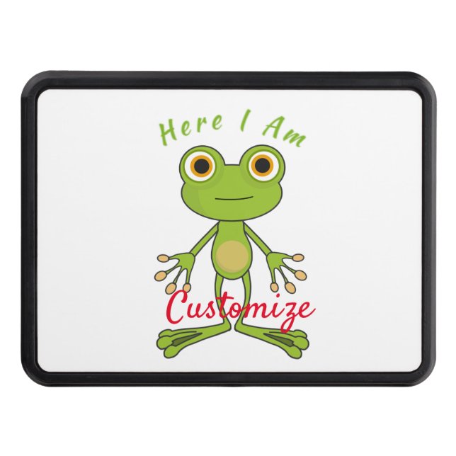 Här är jag söt groda Thunder_Cove  Dragkroksskydd (Framsidan)