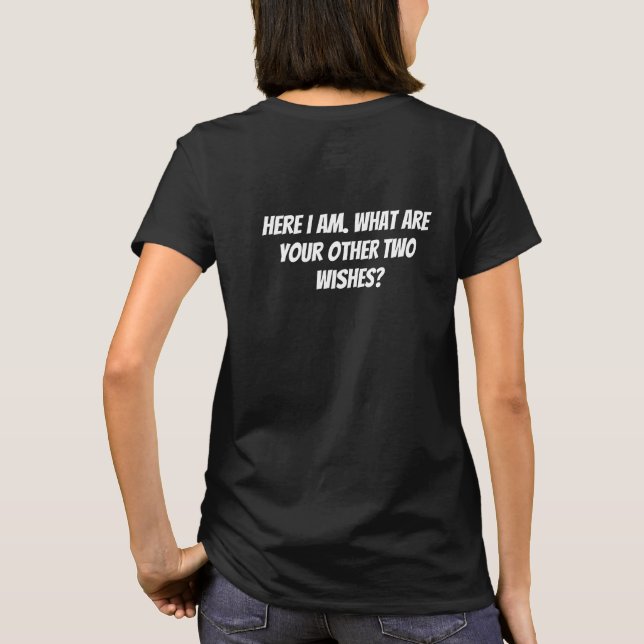 här är jag  t shirt (Baksida)